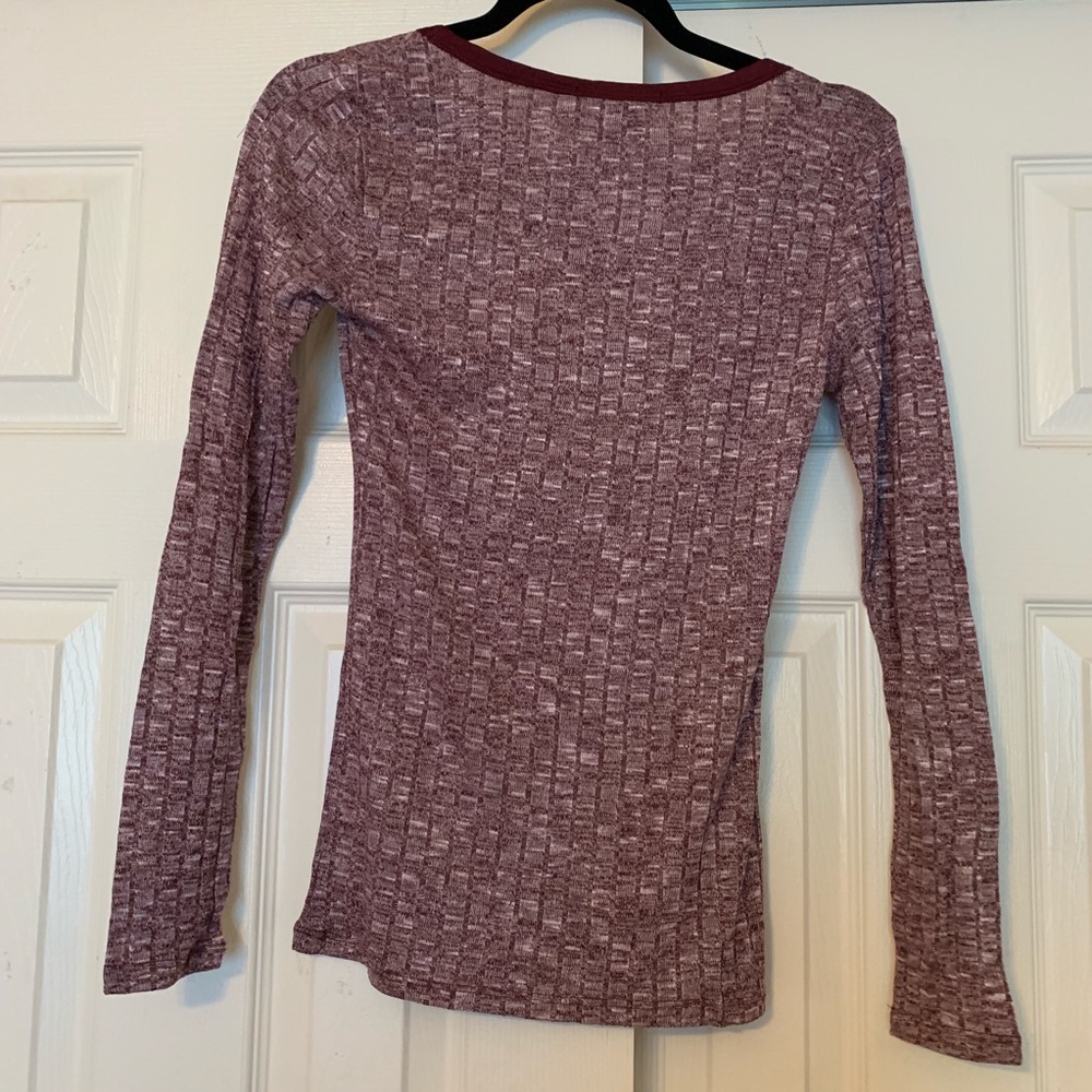 NWT Ribbed Long Sleeve Top - Picture 5 of 7